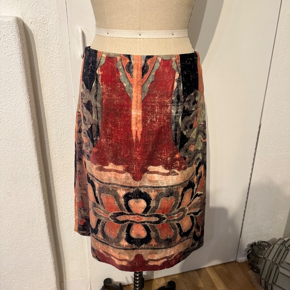 Buddha Print Skirt Vivienne Tam - Picture 5 of 8